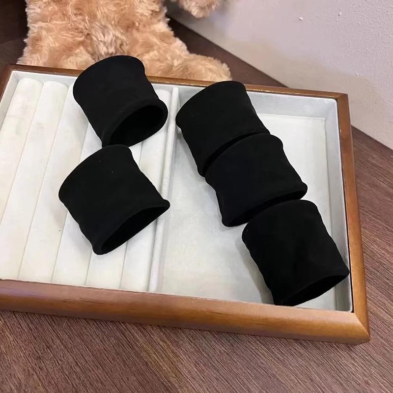 Kleiner Bär Hochelastisches Kaffee-Haargummi für Frauen und Mädchen - Langlebig, Schlicht und Elegant