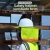 UV Protection Safety Helmet Curtain Reflective Sunscreen Neck Cover  Construction Site