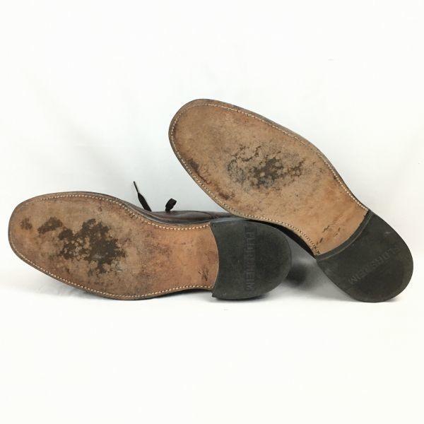 80s Vintage FLORSHEIM Flexibles Plain Toe Brown Size 11EEE 29.0 Men’s(USED)