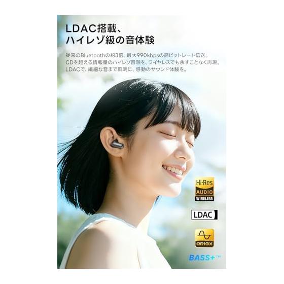 TOZO NC20 Earphones Bluetooth Wireless Earphones Adaptive Type Hybrid ANC 52dB Reduction Mid-bass Range Warm Sound Quality / Cutting-Edge Custom EQ