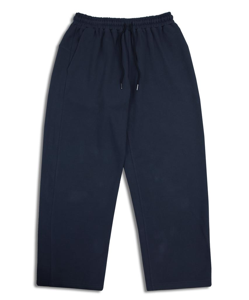 BLUFF Wide Curved Sweatpants [Blue Black]