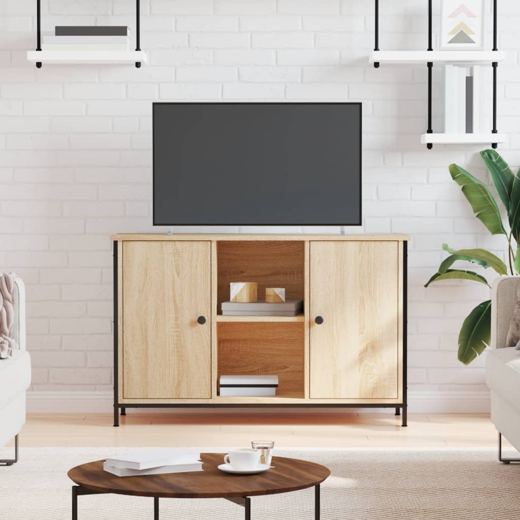 Vidaxl TV-Schrank, Sonoma-Eiche, 100 x 35 x 65 cm, Holzwerkstoff