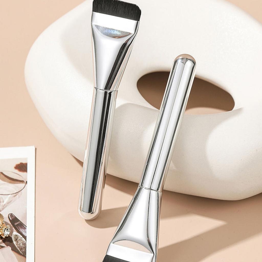 Line Facial Mask Brush No Powder Ultra-thin Flat Head Foundation Brush No Trace Light Base Soft Makeup Brushes Primer Beauty Tool
