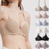 Bielizna Plus Size dla Kobiet Bezszwowy Biustonosz Push Up Seksowny Cienki Miseczkowy Bawełniany Biustonosz Wygodny Biustonosz z Fiszbinami