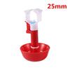 Automatic Chicken Water Nipple Drinker Bird Coop Feeder Chicken Red Waterer Hanging Cup Poultry Farm Drinker Poultry Tools 5 Pcs