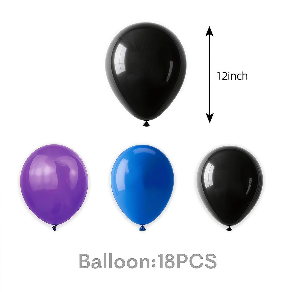 Birthday Party Decorations Supplies Kit Balloons Cups Plates Backdrop Banner Addams Theme Birthday Cake Decor Kids Favor Gifts