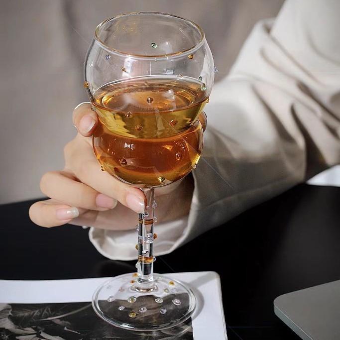 Luxury Jeweled Wine Glass Glamorous Rhinestone Clipart Diamond Crystal Cocktail Glass Design Sparkly Drink Glasses