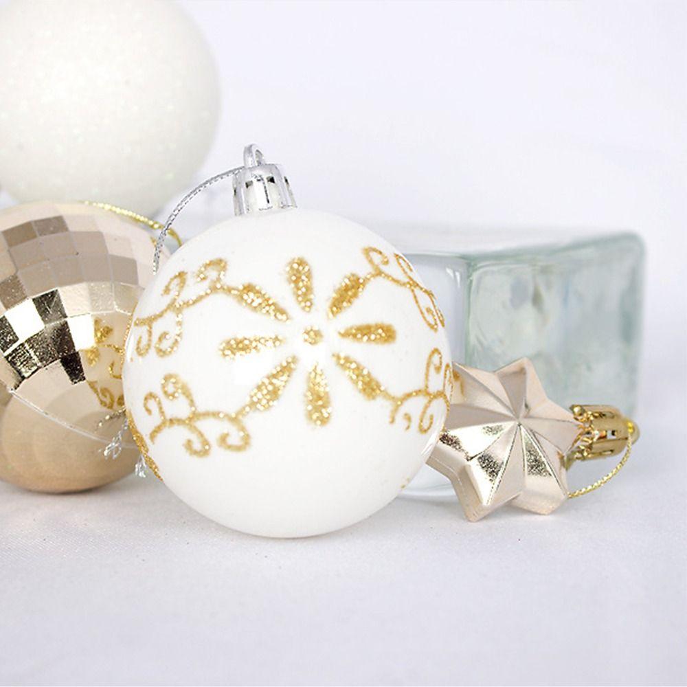 44 stücke Bruchsicher Weihnachts Kugeln Wiederverwendbare Weihnachten Baum Dekorative