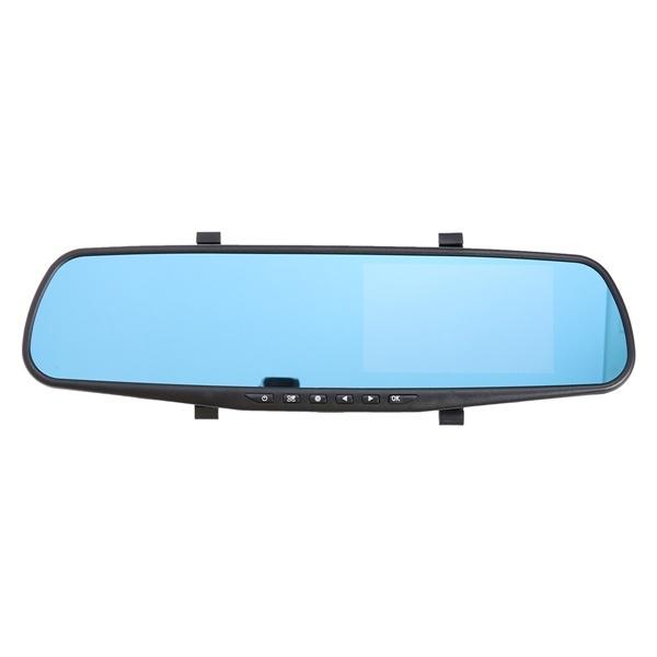 4,3 Zoll 1080P HD Doppelobjektiv 170 Rückspiegel Auto DVR Kamera Recorder Erweiterte Rückfahrkamera