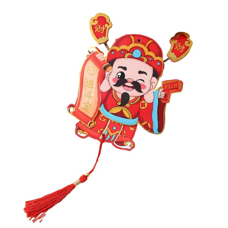 Glücksgott Hängeornament Glücksgeldtaschen Chinesischer Roter Umschlag