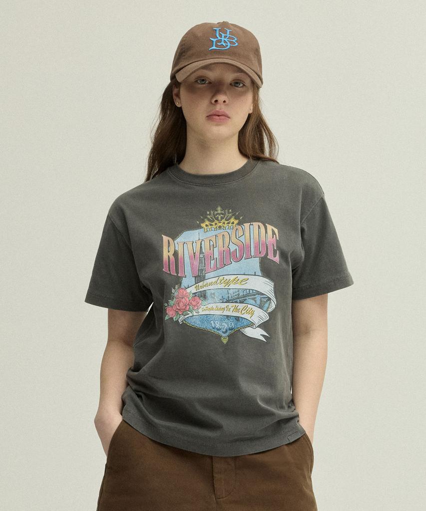 URBANDTYPE Riverside City T-Shirt_Charcoal