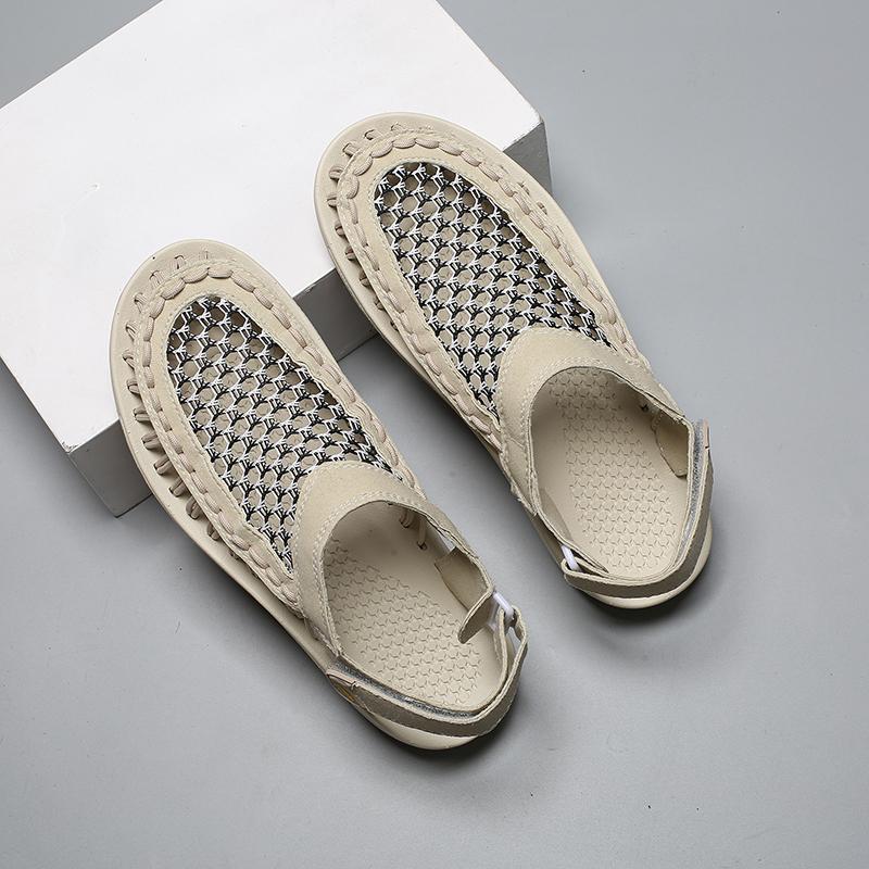 Fashion Hot Selling Men's Sandals High-quality Handmade Casual Shoes Outdoor Anti Slip Seaside Men's Beach Camping Shoes Summer