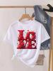 Short Sleeve Women Print Summer TShirt Fashion Clothing Graphic T-shirts Watercolor Flower Cute Clothes Lady Casual Tee