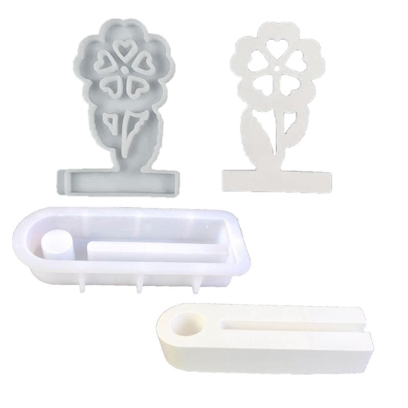 Holder Resins Mould Flower Holder Silicone Mould Castings Molds