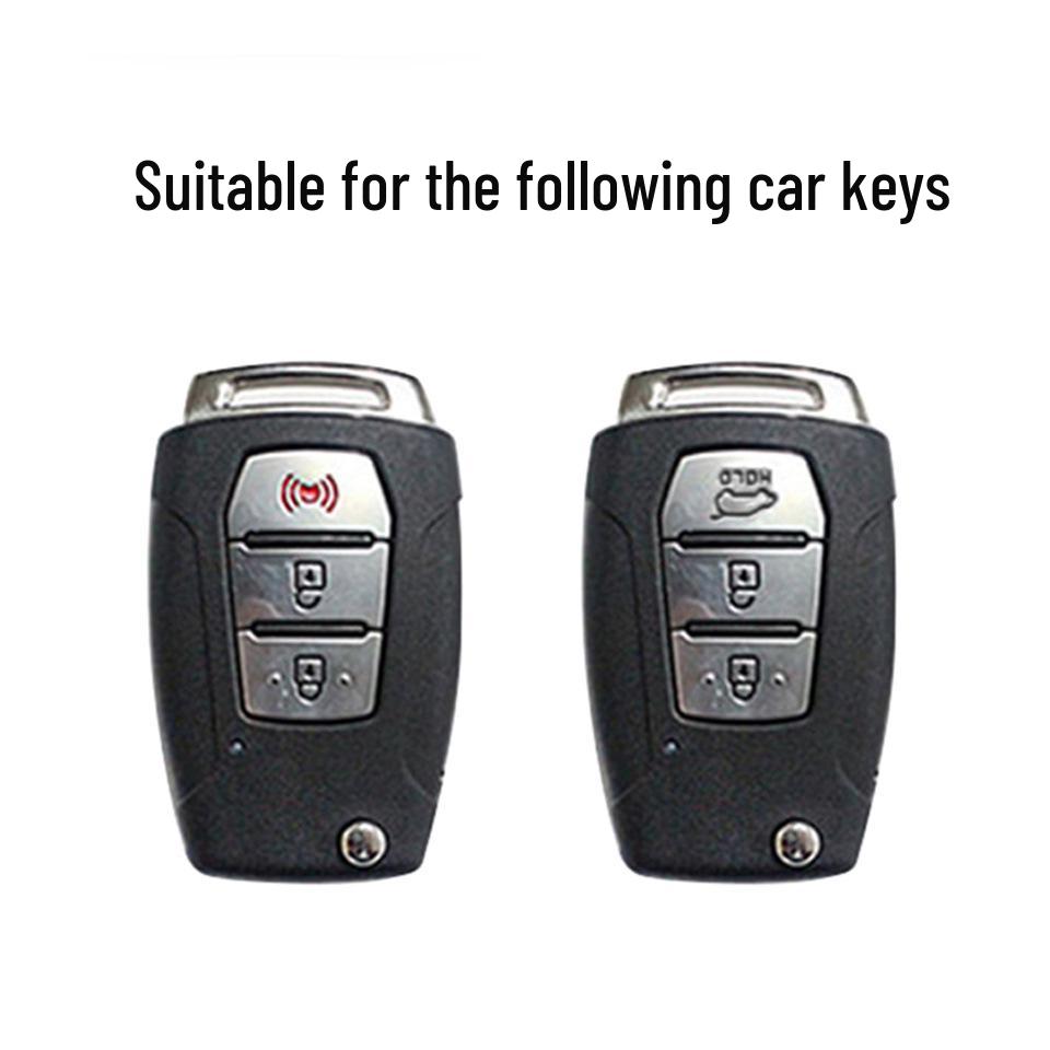 Echtes Leder Schlüsselhülle für Ssangyong Autos – Schutzhülle für Spezialschlüssel