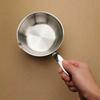 13cm Stainless Steel Frying Egg Pan Diversion Port Breakfast Cooking Pot Oil Splashing Pan  Sauces