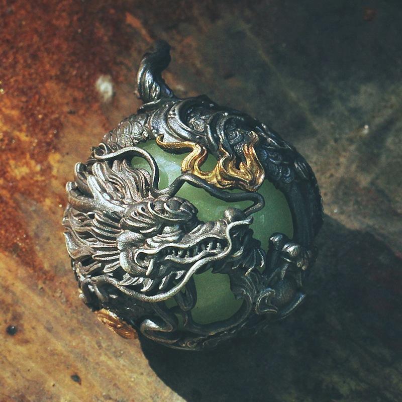 Vintage Donghai Soul Pendant Copper Plated National Wind Style Xiaolong Fashion Gift