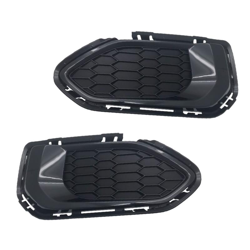 For Honda Fit 2018 2019 Car Front Bumper Fog Light Lamp Bezel Frame Cover Grille Shell Cap Hood Lid