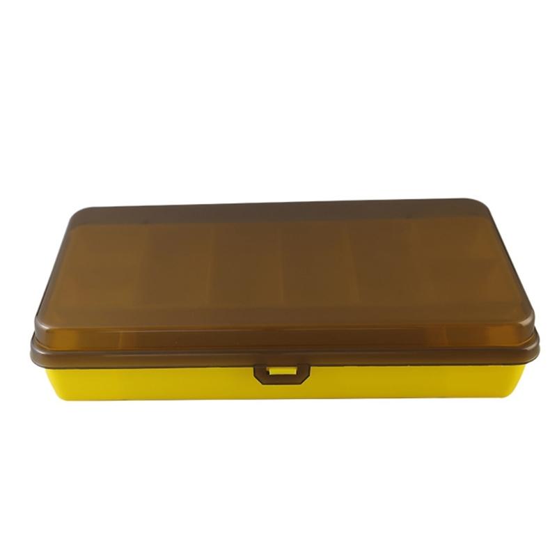 Double Layer Fishing Tackle Box Jig Head Spinner Hook Baits Tool Case Lures Hook Storage Organizers Easy to Use