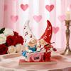 Wooden Dwarf Elf Ornament Cute Valentine's Day Decoration  Desk Accessories