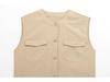2025 Spring Women's European & American Style Fashion Versatile Elastic Hem Vest
