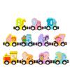 Educational Wooden Magnetic Train Toy for Ages 1-6: Numbers & Building Blocks