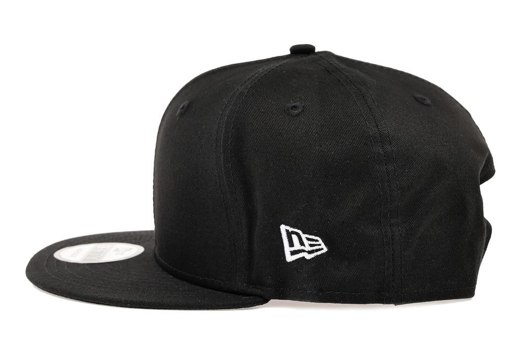 9FIFTY Flat Bill Snapback Cap Black [New Era] -