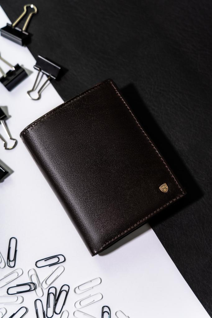 Men's Leather Wallet N104-RVT-2275 D.Brown