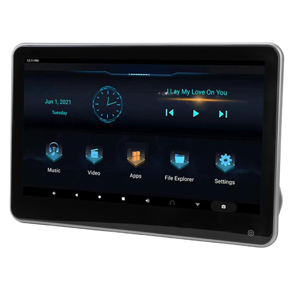 11.6in Car Headrest Monitor for Android 13 Touchscreen Wireless Internet Access 8 Core CPU Headrest Monitor Tablet