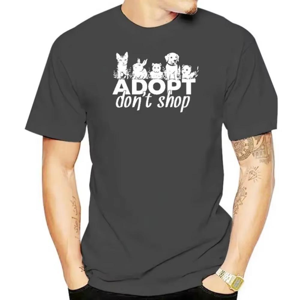 Adopt Dont Shop Short-Sleeve Unisex T-Shirt men t shirt