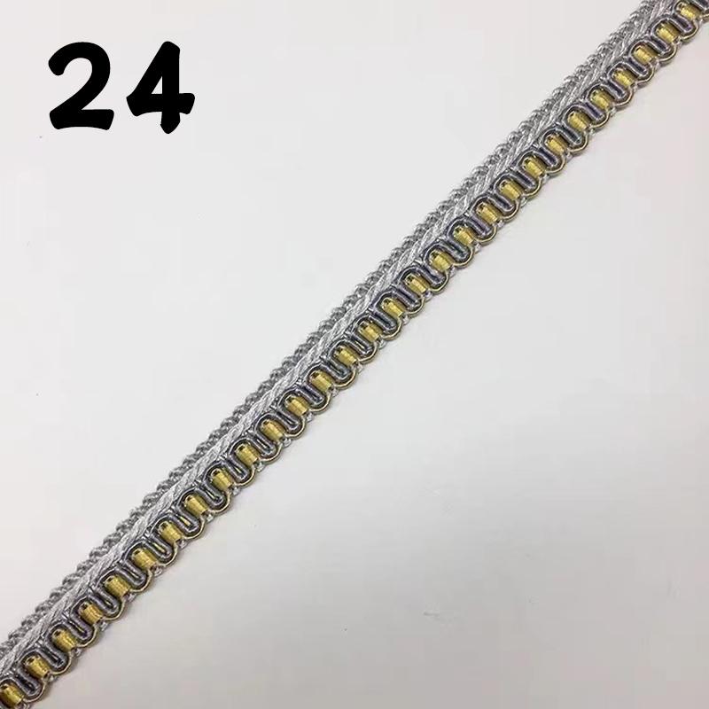 15 Meter Quastenfransen-Spitze im europäischen Stil Besatzkante Band für DIY Nähen Bekleidung Vorhang Sofa Kissen Polsterhandwerk Dekor