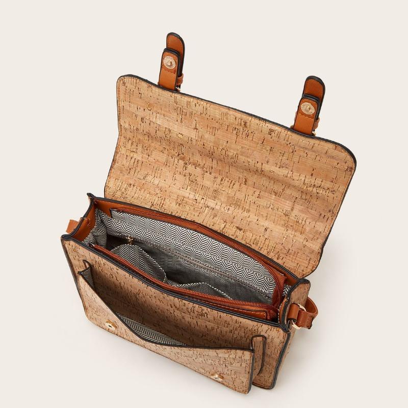 Large Capacity Single Shoulder Crossbody Bag Printed Bag Women's Retro Ethnic Style Messenger Bag