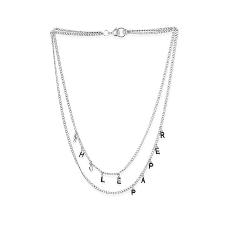 Whole Paper Initial Necklace