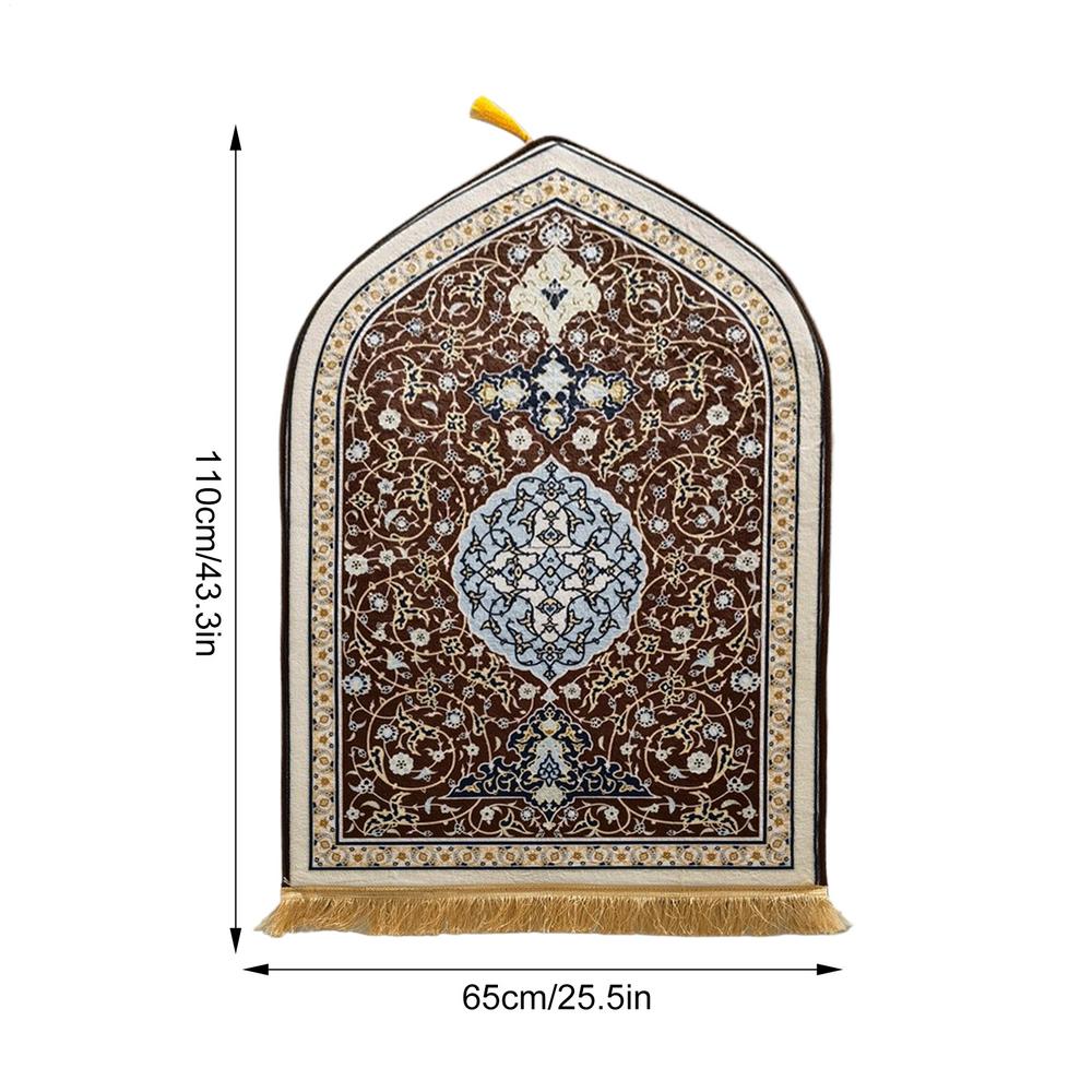 

Молитовний килимок для жінок нерегулярний товстий молитовний килимок для колін розкішний м який друкований килимок для підлоги нековзний килимок для колін для чоловіків та жінок