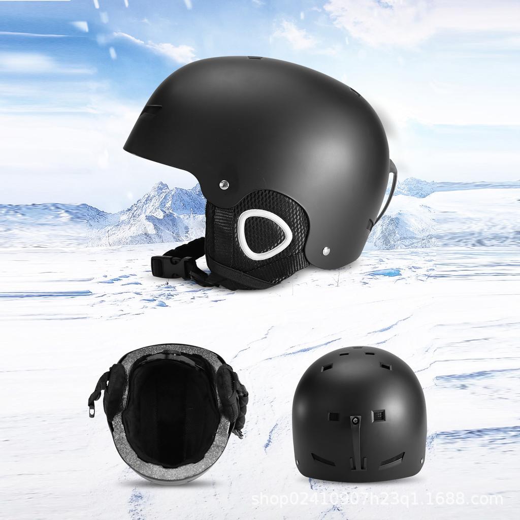 Winter Ski Helmet Men's and Women's Single and Double Board Freestyle Professional Ski Hat Outdoor Sports Thermal Ear Protection Hard Hat