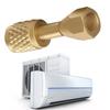 Permanent Bronze Thread Processor for Air Conditioning Systems 1/8NPT Male To 1/4SAE Female Pressure Measure Connection