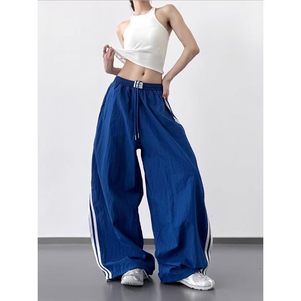 2025 Dam Casual Vida Cargo-byxor med Patchwork-randdetalj