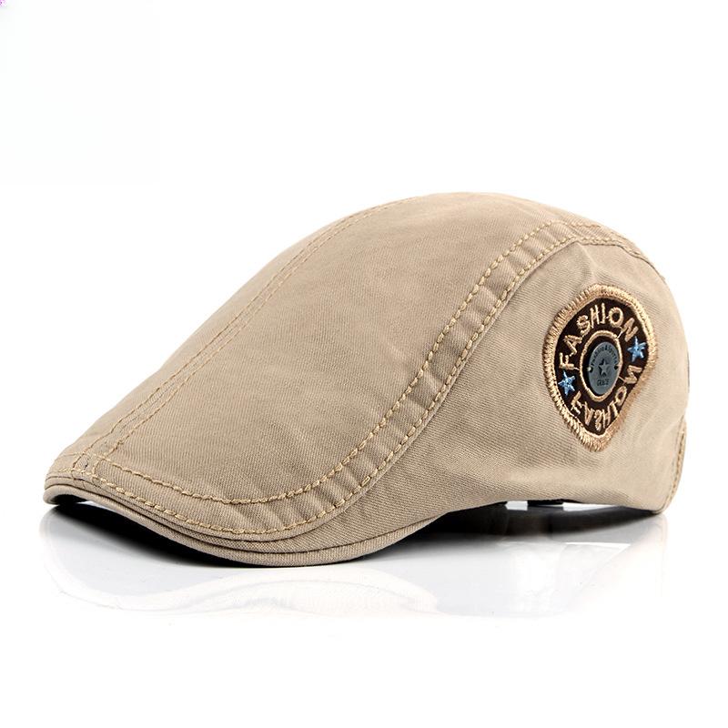 2025 Korean Version of The Fashion New Cap Women's British Style Versatile Cotton Beret Men's Casual Forward Hat Universal Tide