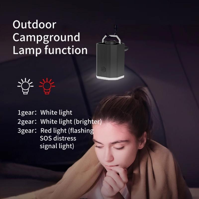 Portable Cordless Air Pumps Electric Vacuum Pump with Light for Vacuum Sealer Bag Rechargable Small Travel Electric Pump