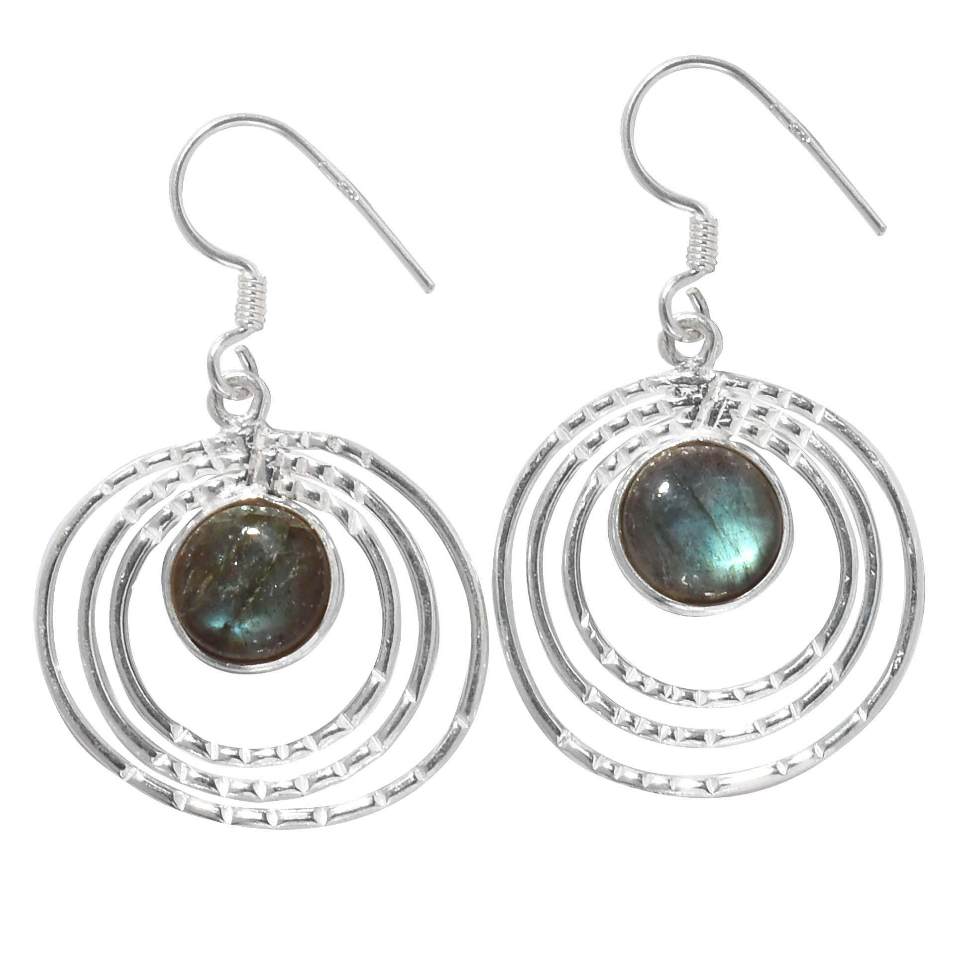 

Серьги с драгоценными камнями лабрадорит, твердые серьги из стерлингового серебра 925 пробы, серьги ручной работы, ювелирные изделия, подарок для женщин и девочек, E-3292