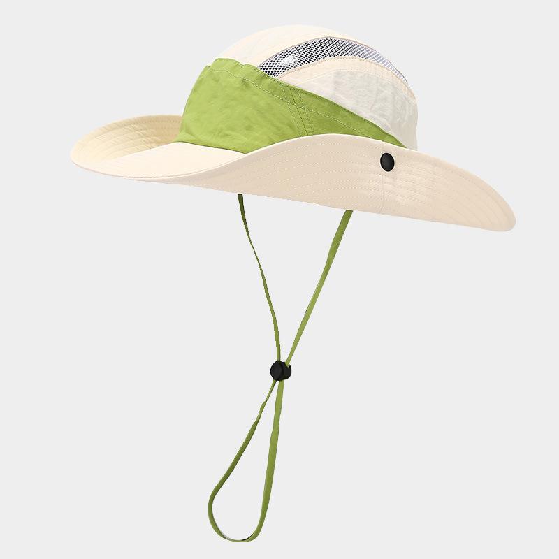 Breathable Unisex Outdoor Mountaineering Hat with Wide Brim for Fishing, Sun Protection, Hiking, Camping, and Western Cowboy Style