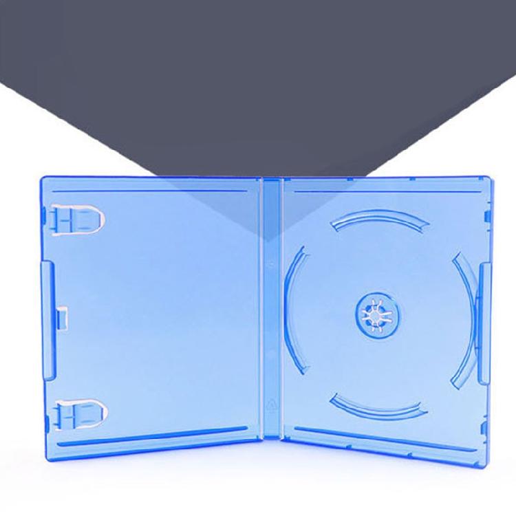 Blauer CD-Single-Doppelscheiben-Aufbewahrungsständerhalter für Spiele