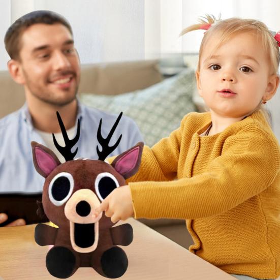 Yousheng 99 Nights In The Forest Plush Doll Soft Stuffed Deer Animal Toy Ultra-Soft PP Cotton Hugging Comfort Game Fans Gift Decor