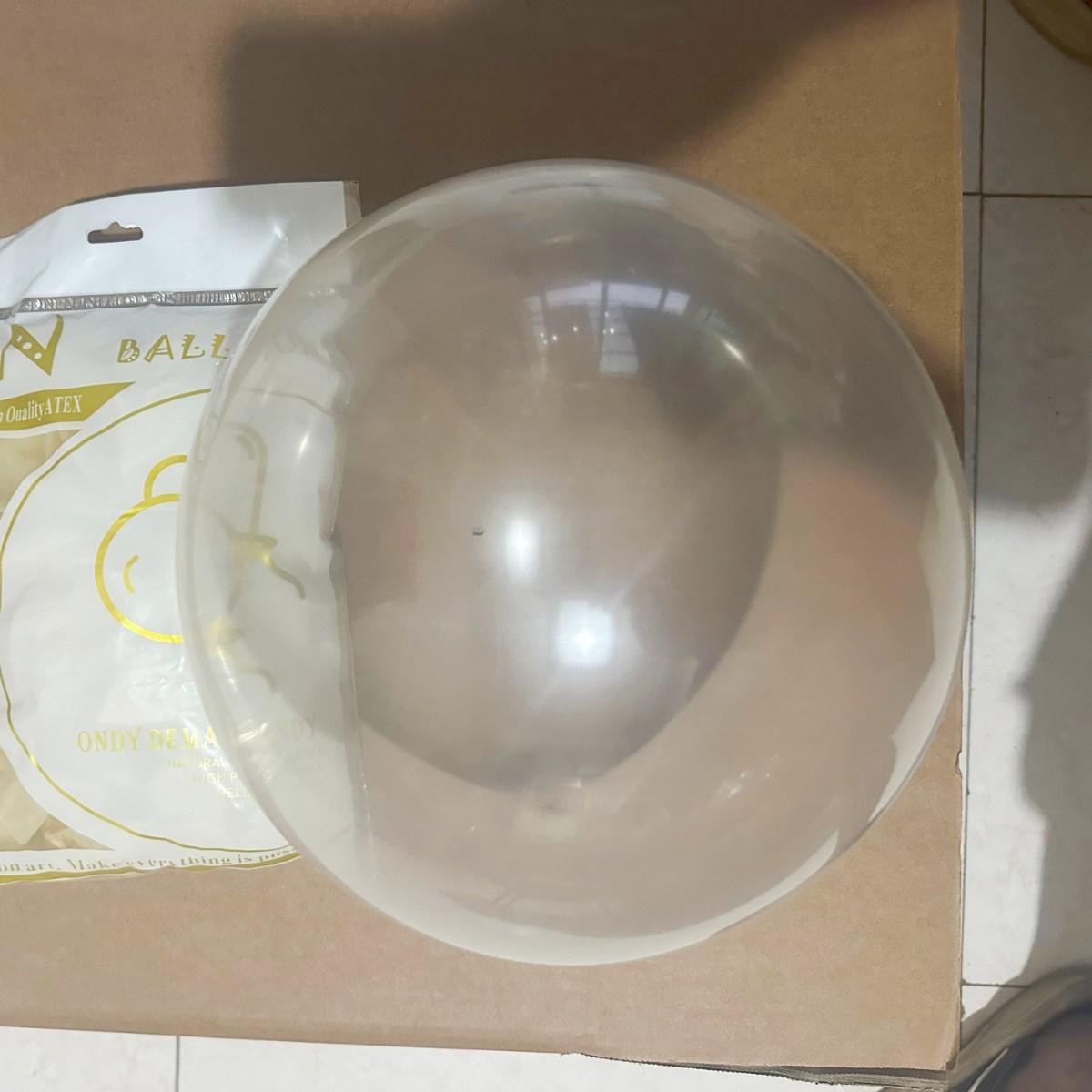 

2.2g Transparent Heart-Shaped Balloons for Wedding Party Decoration, 100 pcs