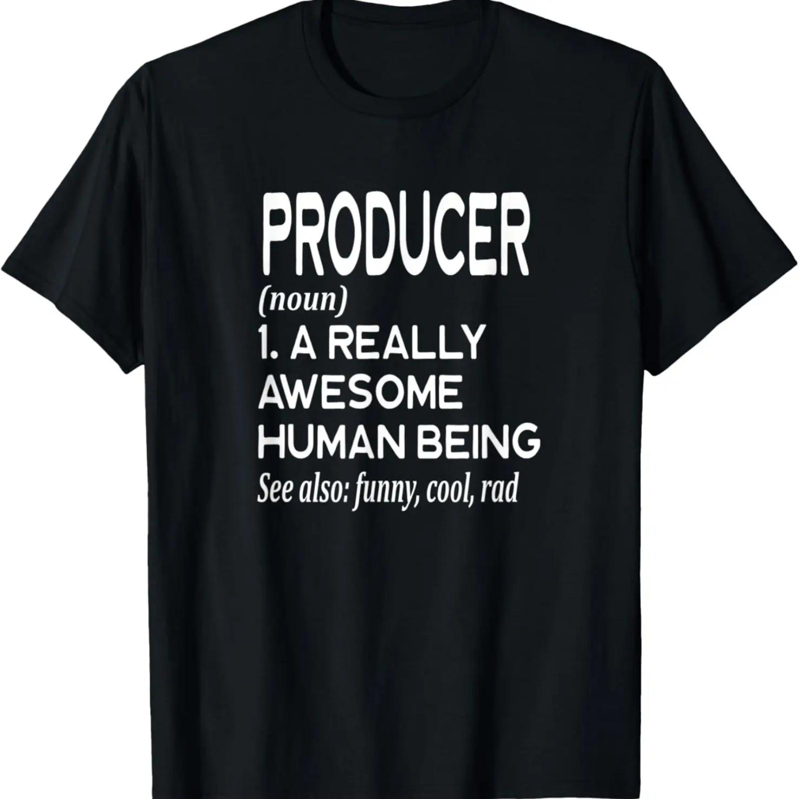 

Producer Definition Funny Music Song Theatre TV Movie T-Shirt XXXXXL чёрный