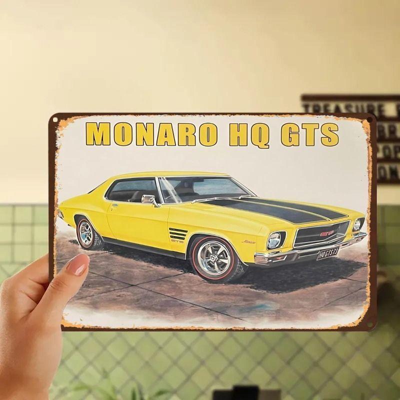 Retro Metall Blechschild Kunst Wanddekor für Auto Garage Man Cave Bar