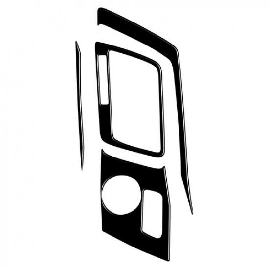 4Pcs Glossy Piano Black Gear Shift Cover Trim For Chevrolet Corvette C7 2014-19