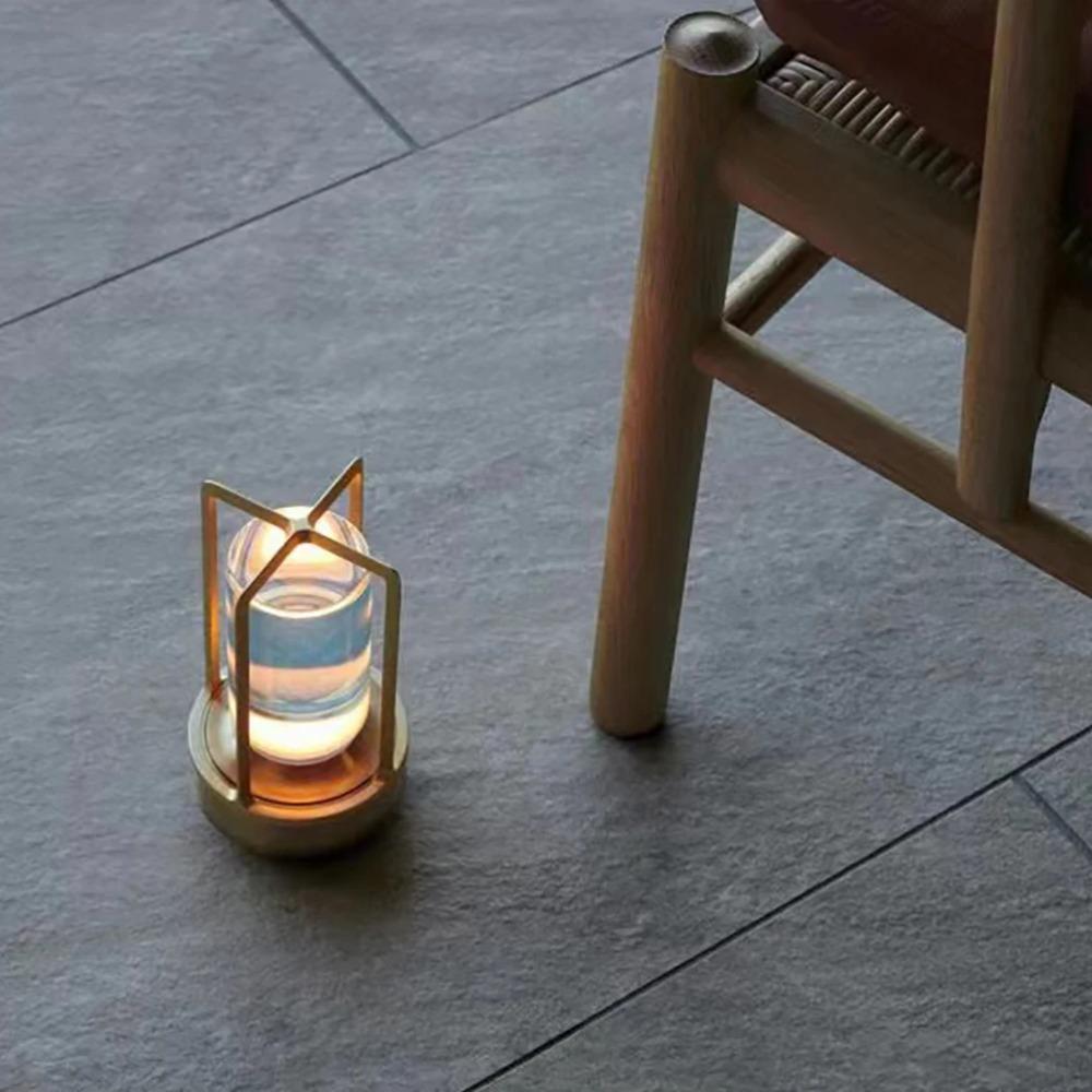 Touch table lamp Plastic USB charging LED lamp Bedroom bedside decoration desk lamp Outdoor camping atmosphere night light