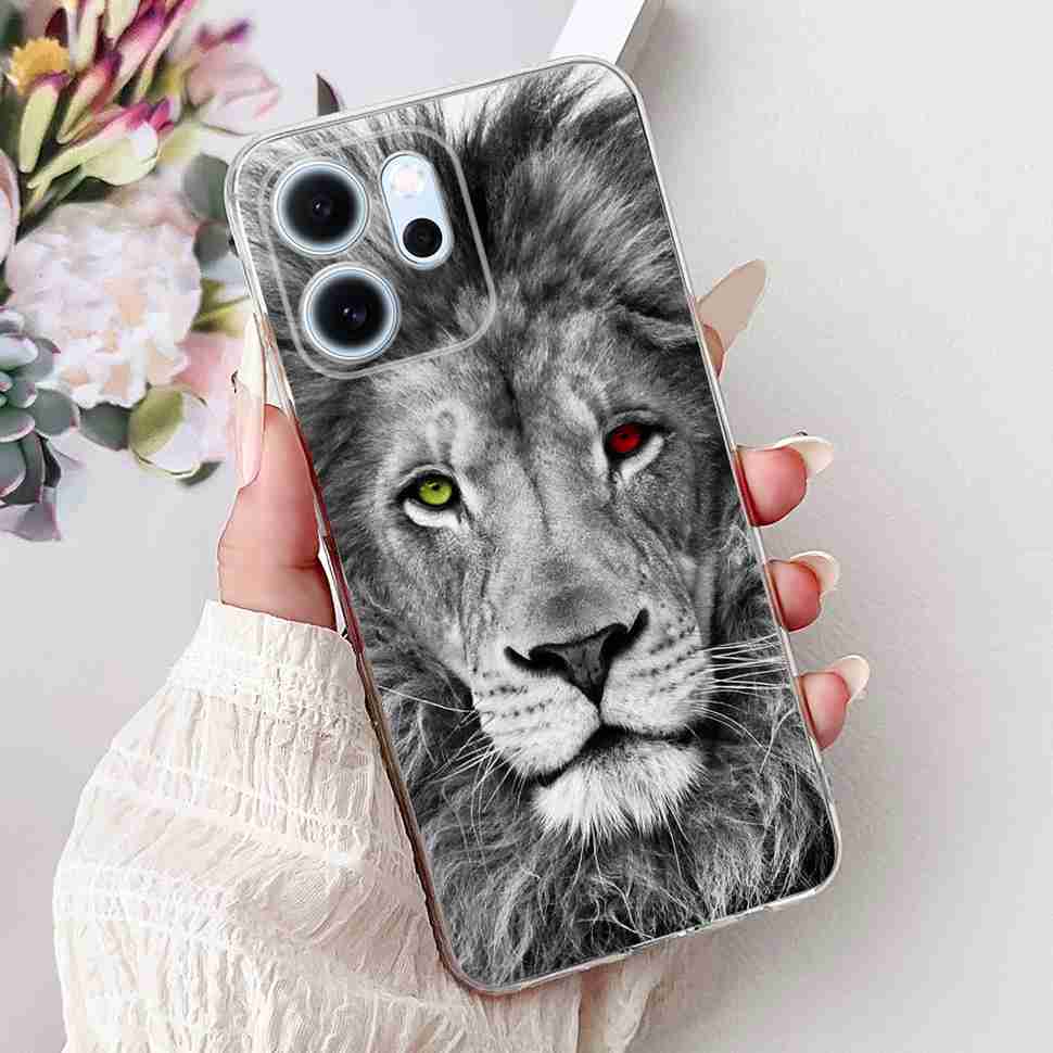 Für Oppo Reno14 F 5G CPH27436.57" Hülle Bunte Schmetterlingsblumen TPU Weiche Silikonhülle Für Oppo Reno 14 F RENO14F Handyhüllen