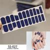 22pcs Sheet Laser Bronzing Full Cover Nail Stickers Long Lasting Tearable Cute Nail Art Wraps Design